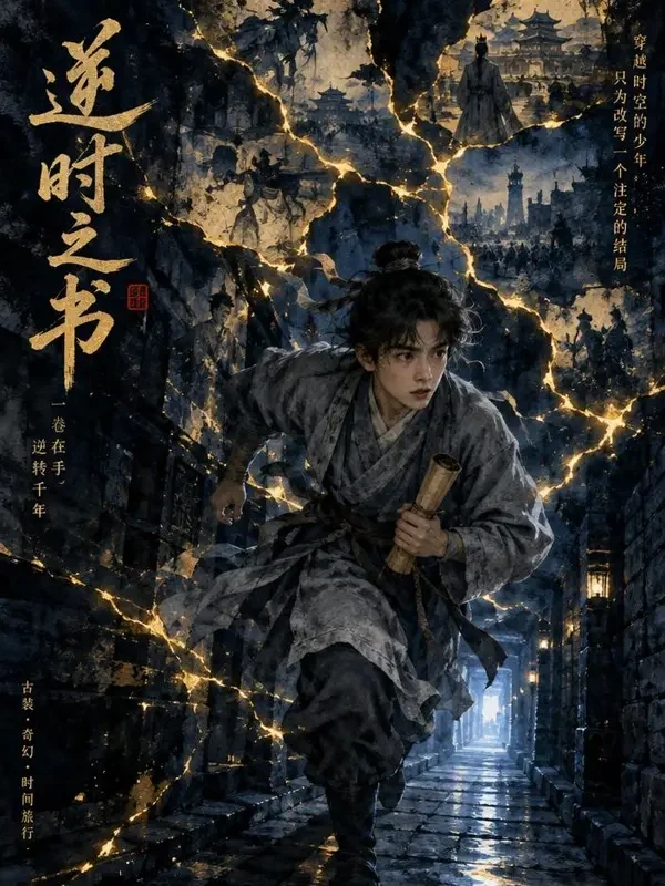 《穿越成了反派的贴身小厮》短剧封面，穿越重生题材，共52集